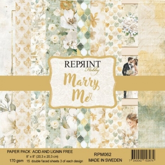 Marry Me 8x8" Paper Pack -...